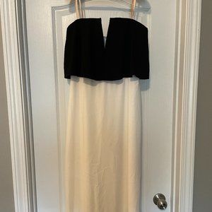 NEW Two-toned BCBG Strapless Maxi Dre